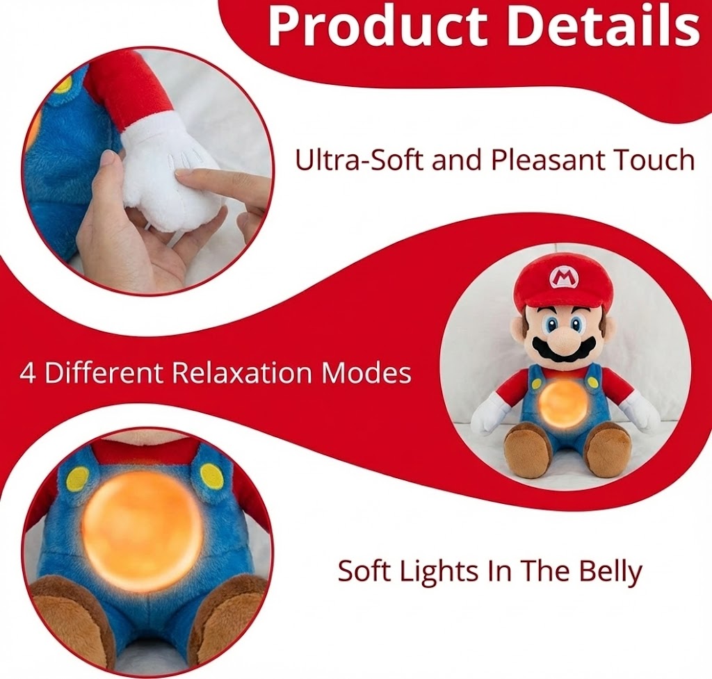 Mario Anti-Anxiety Plush
